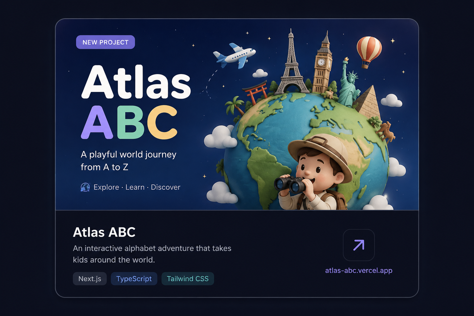 Atlas ABC — For Little Explorers