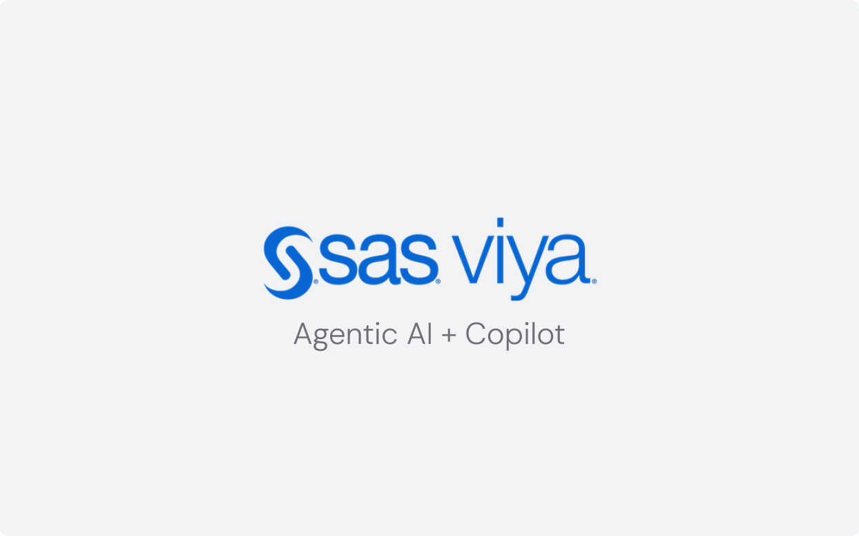 SAS Viya — Agentic AI + Copilot